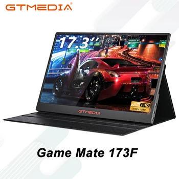 GTMEDIA 17,3 hüvelykes GAME MATE 173F IPS hordozható kijelző 1080P 72% sRGB kijelző Játék képernyő laptophoz Mac telefon Xbox PS4/5 kapcsoló