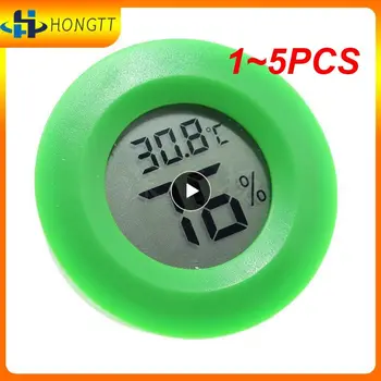 1 ~ 5DBS 2 az 1-ben hőmérő Higrométer Mini LCD digitális hőmérséklet-páratartalom mérő detektor Termográf beltéri szoba műszer Mint