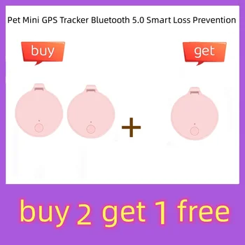 Pet Mini GPS nyomkövető Bluetooth 5.0 intelligens veszteségmegelőzés IOS / Android kisállat Kids pénztárca nyomkövető intelligens kereső