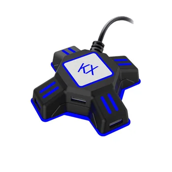 KX USB Gamepad Controller Converter Videojáték billentyűzet egér adapter PS4PS3 Xbox OneNintendo Switch FPS játék a közelben